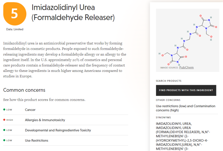  Imidazolidinyl Urea