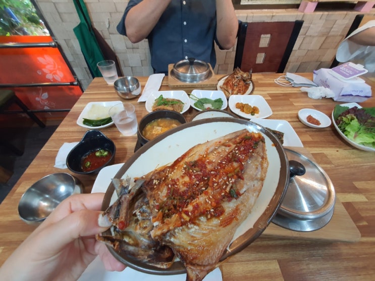  기장 일광 점심밥집 시골밥상우리집! 고갈비정식!