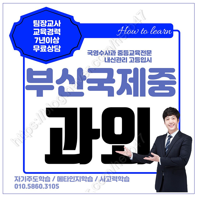  부산국제중 수학 영어 내신대비 국어 영수 사회 과학 전문