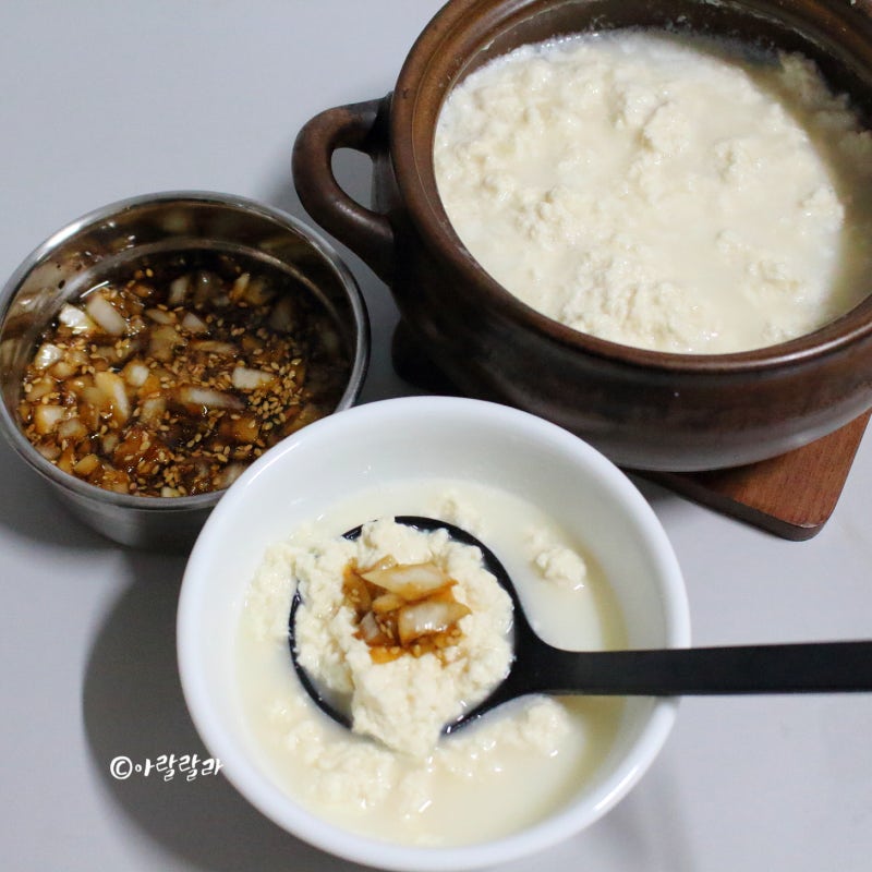 초당순두부 양념장 :: 맑은 순두부국