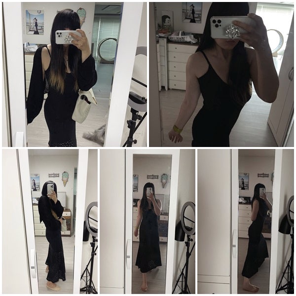 여름 끈나시 원피스 추천 민소매 롱원피스 쇼핑몰 구매후 코디!