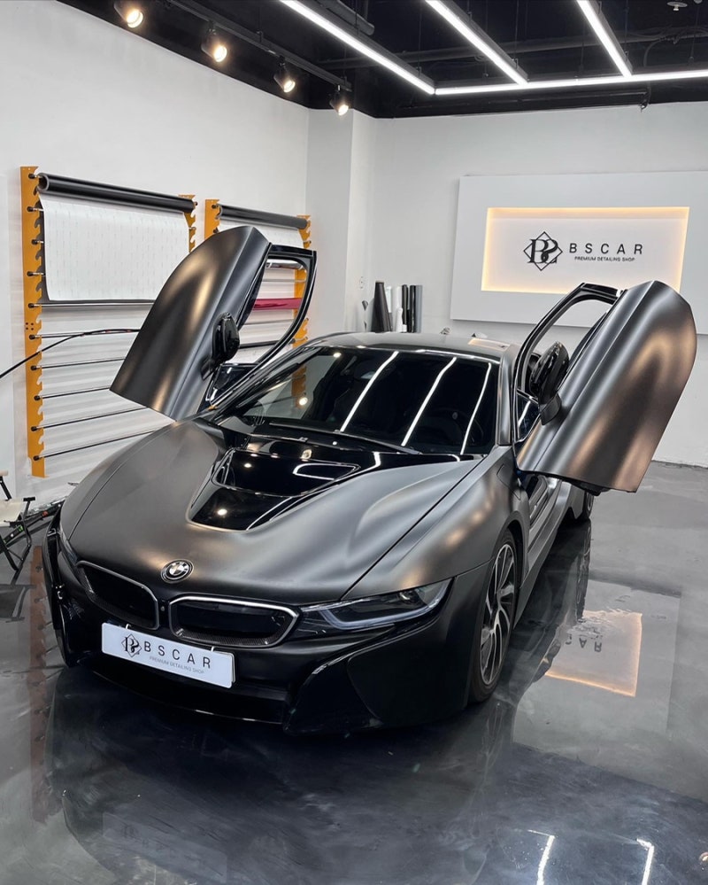 인천 계양구 / 전체랩핑 사틴블랙 / BMW / i8