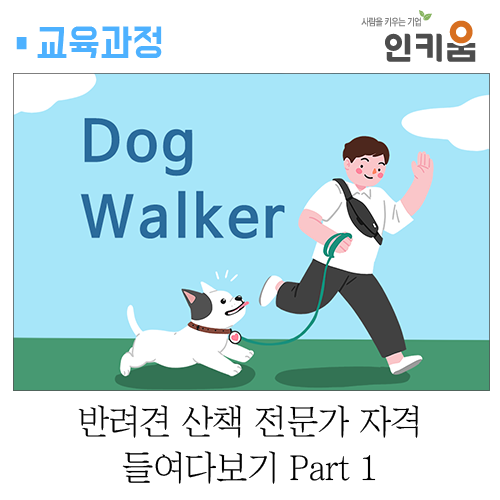  [교육과정] 반려견 산책 전문가 민간자격 들여다보기 Part.1