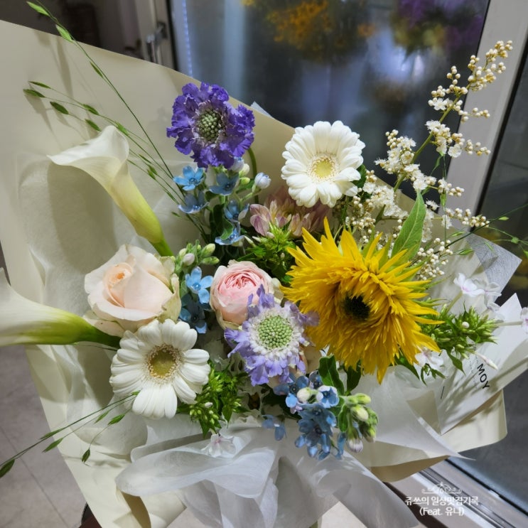 울산 남구 꽃집/ 아뜰리에모이 에서 부모님 꽃다발 선물 