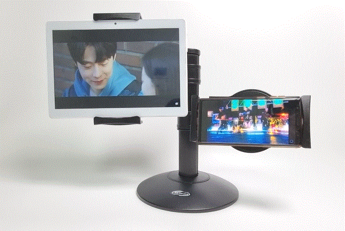  NETmate NM-AD04 탁상용 듀얼 태블릿거치대 자유자재로 동시에 거치가능 리뷰