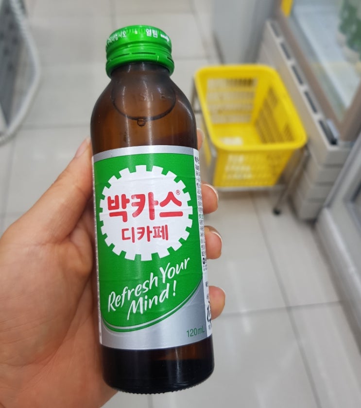  편의점) 카페인무수물 없는 '박카스 디카페' -  타우린 피로회복!