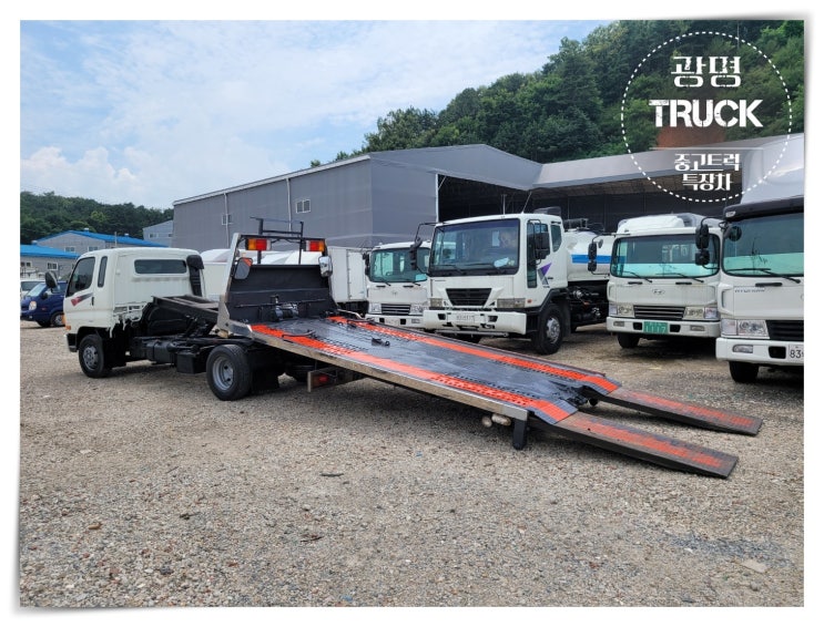  3.5톤셀프로더 수성특장 저감장치장착된 견인차 입고했어요