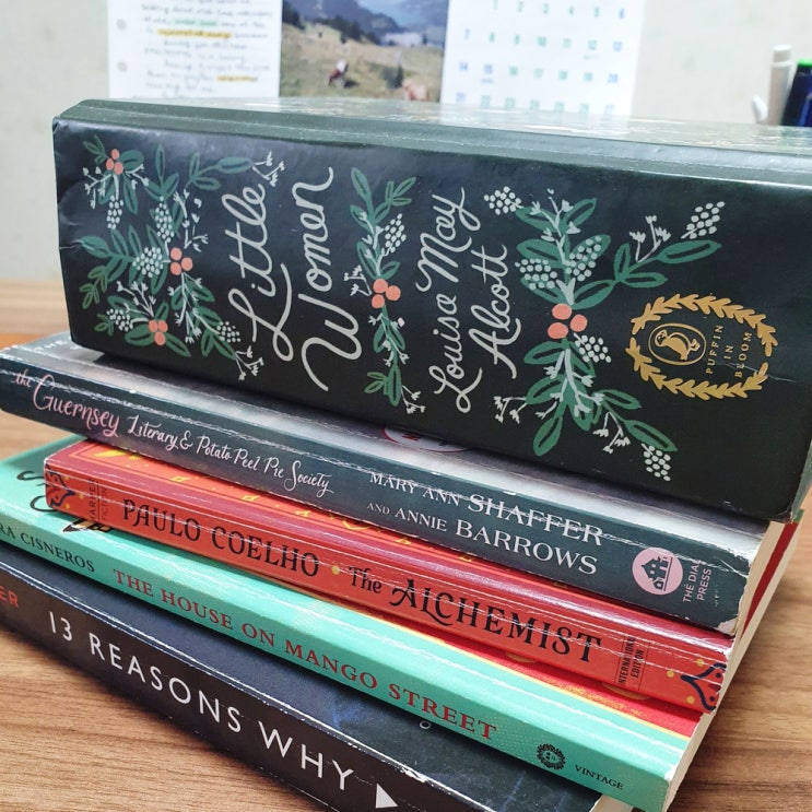  [영어원서추천] 13 Reasons why  The house on Mango Street The Alchemist  The Guernsey Little Women