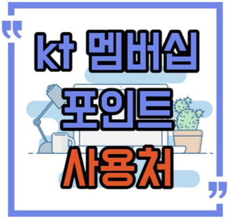  KT 포인트 사용처 총정리
