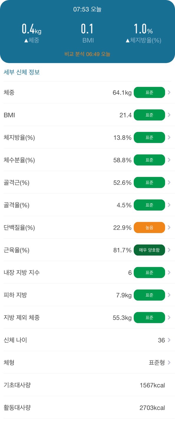 [40대 다이어트 홈트 맨몸운동 일지 #3]