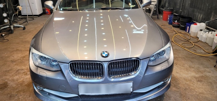  BMW 355i 자동차 가죽 시트 청소-[제라게 카케어]