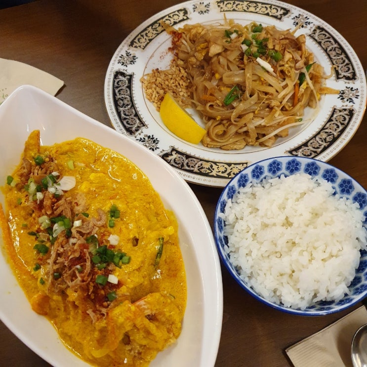  대구 태국음식 짜조, 꿍팟퐁커리, 팟타이가 맛있는 야자수지붕(가격, 메뉴추천)