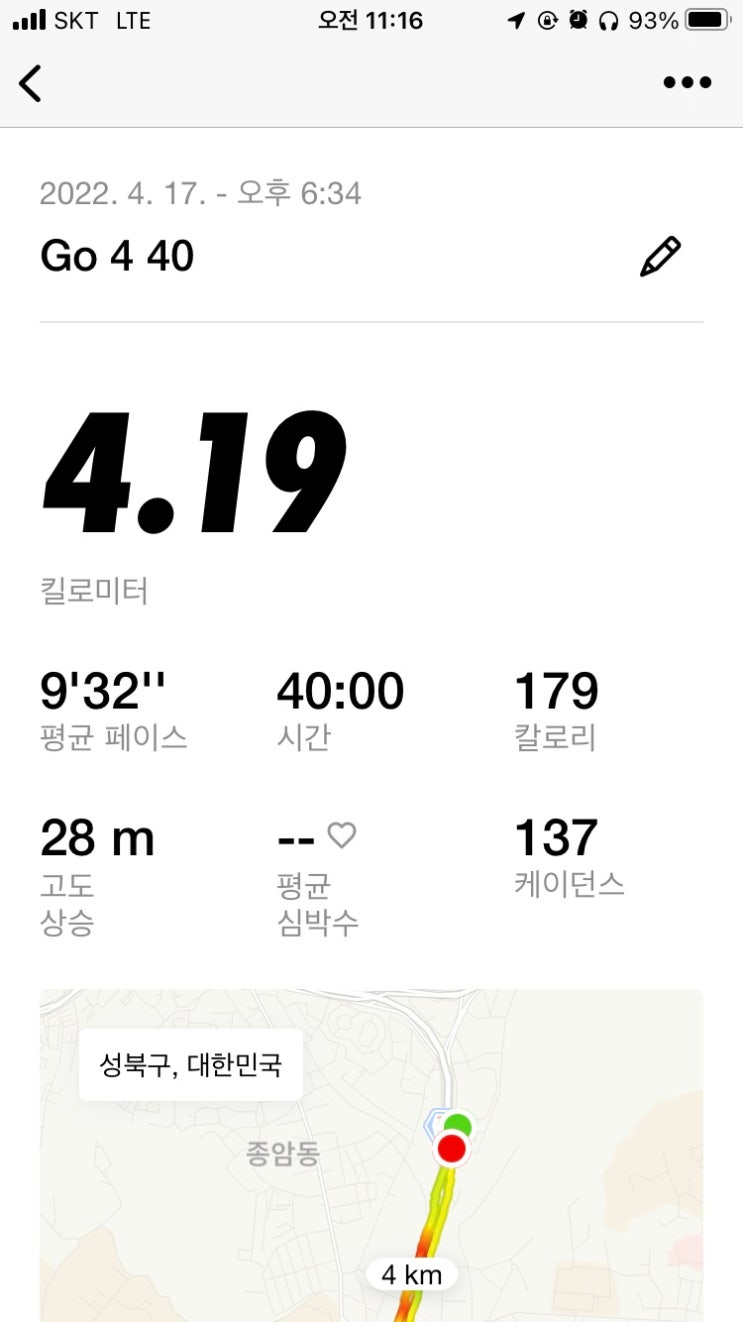 달리기 3개월 후기 (feat. 나이키런)