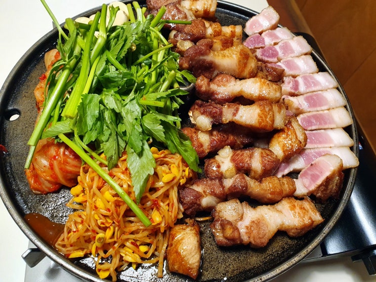  건대역맛집 태태삼겹 건대점 삼겹살 짜장면 조합 최고