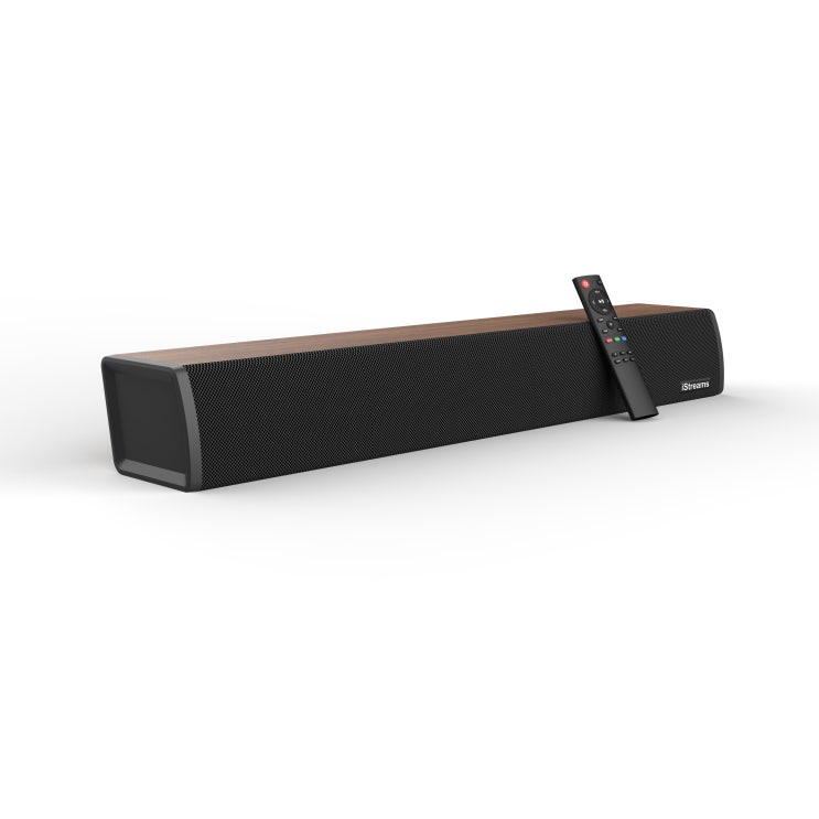  iStreams SJ07 사운드바 [아이스트림즈, HDMI ARC, Bluetooth 5.0, Optical, Coaxial, AUX, USB, 베이스리플렉스튜브, 리모컨]