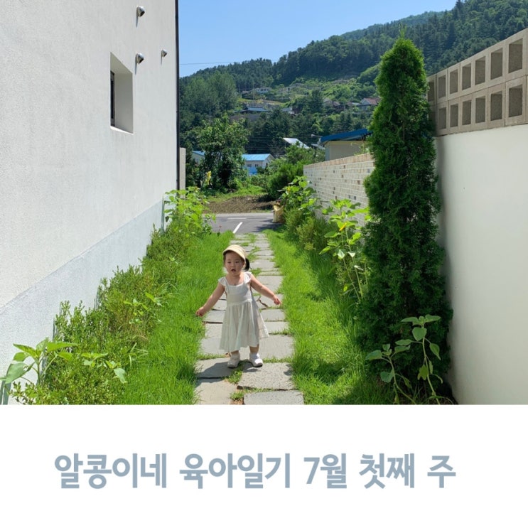 알콩이네 육아일기 7월 첫째 주, 아빠 없이 떠난 첫 여행기록