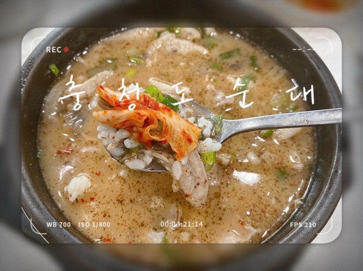  충청도순대 쫀득한 맛과 비린내 없는 단양시장 맛집