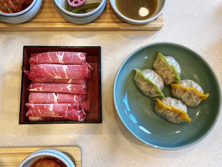  도곡동 맛집 :: 정갈한 샤브칼국수 전문 <미면정> (feat. 2인 편백 세트 뿌시기)