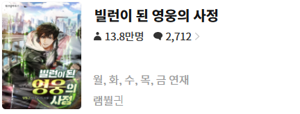  빌런이 된 영웅의 사정 - 램붤긘 : 평점 (3/10) // 삼류 폐급 망작