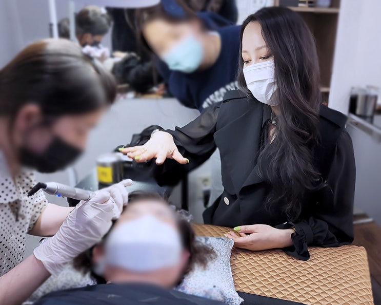  반영구화장수강 옴브레눈썹 기초 이론과 머신 시술 방법