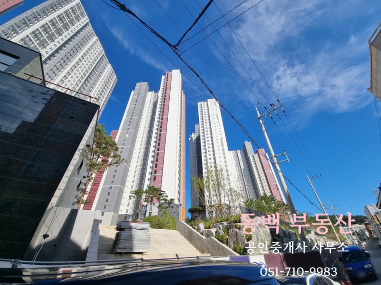  7월 용호데시앙해링턴과 상가동 모습
