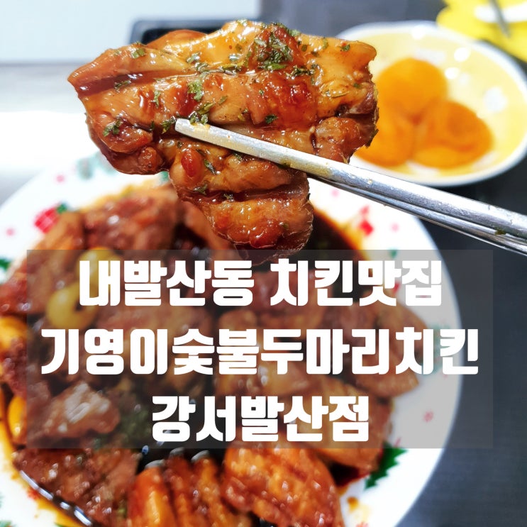  내발산동 치킨맛집 기영이숯불두마리치킨 강서발산점 블랙소이로 치밥 