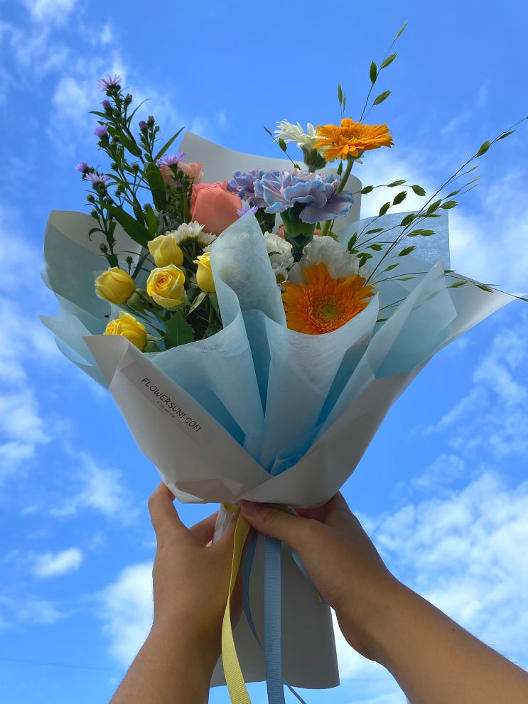  강릉에 있는 예쁜 꽃집 "행복한 꽃순이"에서 꽃다발 주문하기