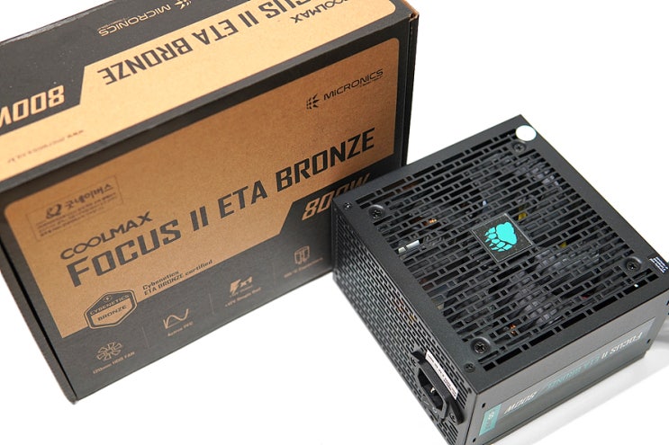  마이크로닉스 COOLMAX FOCUS II 800W ETA BRONZE