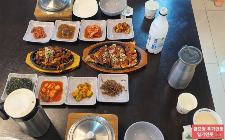  경기 여주 소피아그린cc 맛집 라운딩전 새벽 아침식사(가람가마솥) 2022년 7월초