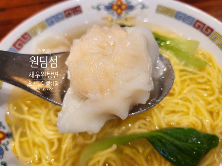  인천롯데백화점맛집 원딤섬 완탕