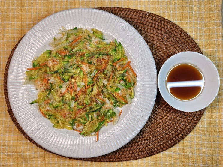  애호박채전 만들기 정말 맛있는 호박전 부드러운 호박요리