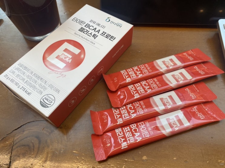 인디닥터 에너지젤리 타이탄 BCAA 프로틴 젤리스틱