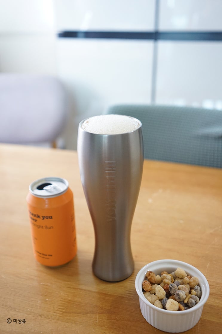  맥주가 가장 맛있는 4도씨 보냉 맥주컵, 필모아 E550BC 맥주컵