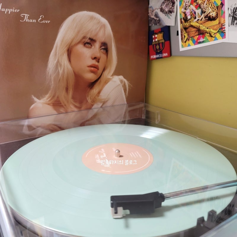 Billie Eilish / Happier Than Ever Sage Green LP (빌리 아일리시 해피어 댄 에버 그린 LP Vinyl)