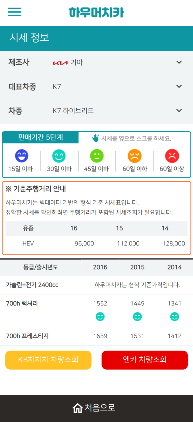 하우머치카 2022년 7월 K7 하이브리드 중고차시세.가격표 하우머치카 2022년 7월 K7 하이브리드 중고차시세.가격표