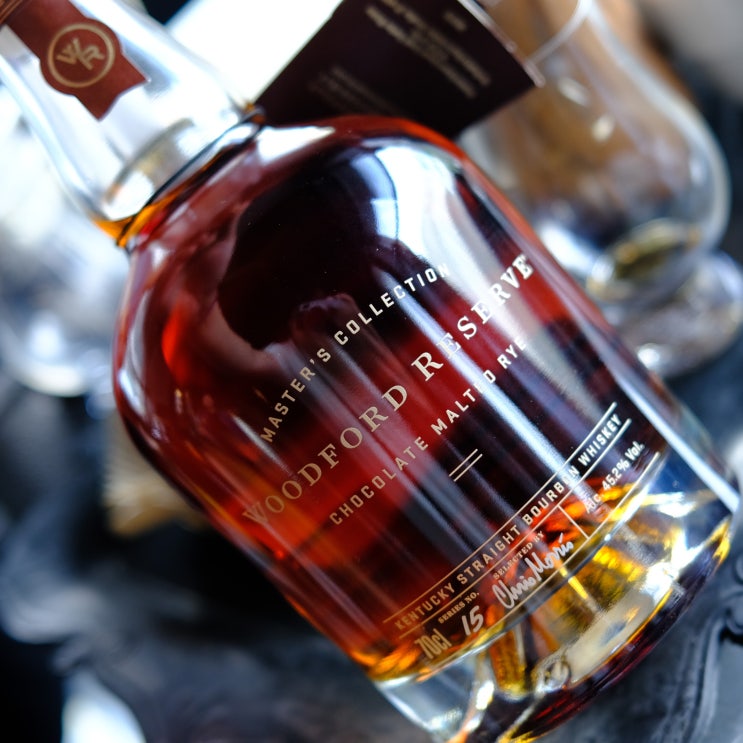 우드포드 리저브 '마스터스 컬렉션' 초콜릿 몰티드 라이(Woodford Reserve 'Master's collection' Chocolate Malted Rye) in. PCB