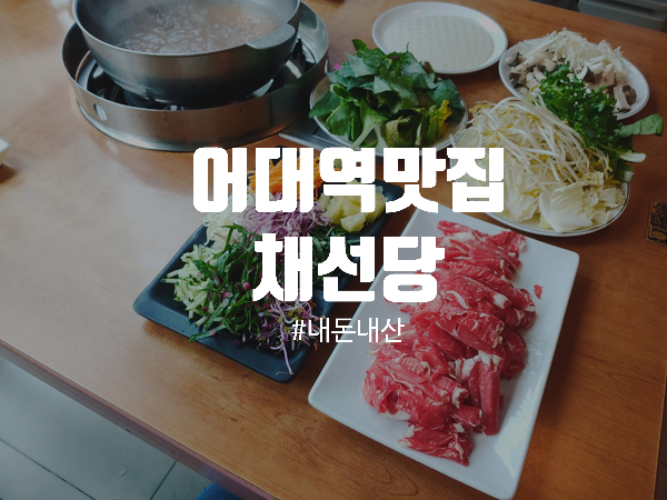  어린이대공원역 맛집 채선당 월남쌈 & 샤브샤브 화양점 다이어트할 때 외식 메뉴