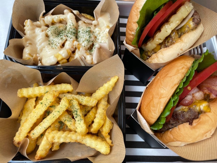  수제버거 맛집JOHN'S BURGER(존스버거 강정보점)