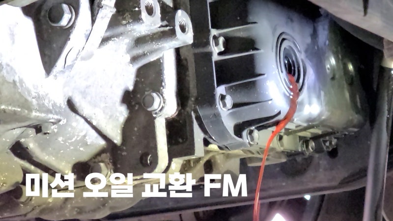 싼타페dm 미션오일 교환 FM대로 해봤습니다.