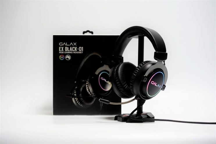  가상 7.1과 RGB LED, GALAX GALAZ EX-01 Gaming Headset