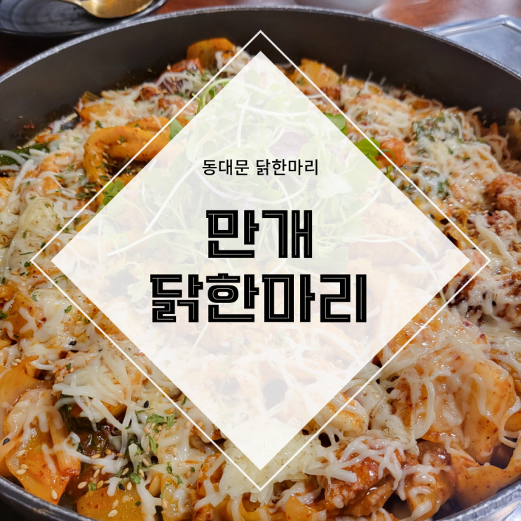  [서울 중구]동대문DDP맛집 ::만개닭한마리::동대문 닭한마리집에서 닭갈비세트 후기