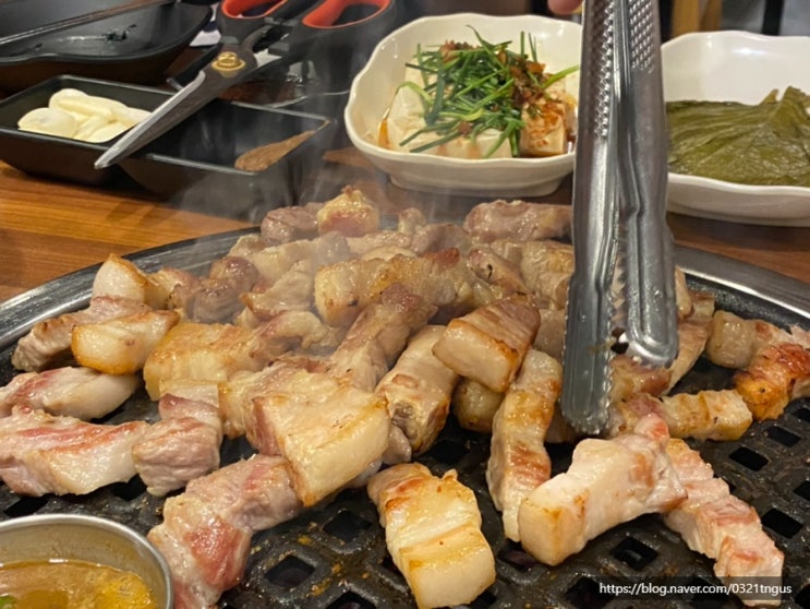  [역삼역삼겹살/강남삼겹살] 이 집 고기와 된장찌개는 찐이다- ‘담뿍화로된장찌개’