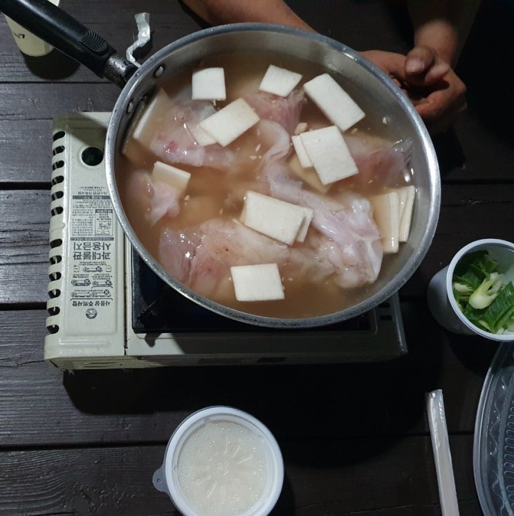 강원도 속초여행, 속초 중앙시장 맛집, 물곰탕 - 은빛바다