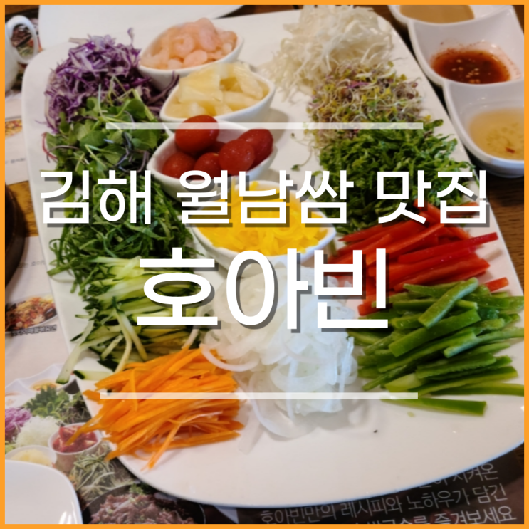 김해 호아빈, 월남쌈 쌀국수 맛집 내돈내산