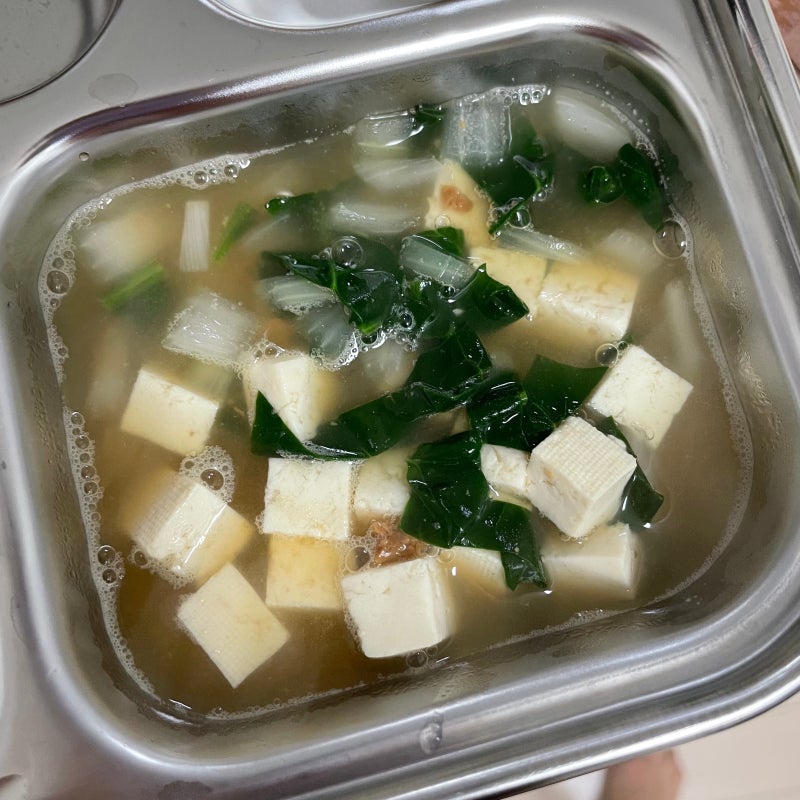 아기 시금치된장국 레시피