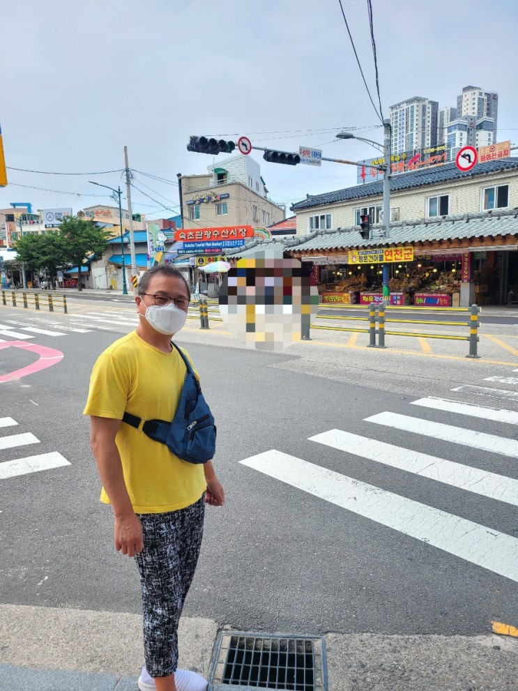  속초관광수산시장 인생역전 감자전 옥수수막걸리 물가 오른 것 보여요~