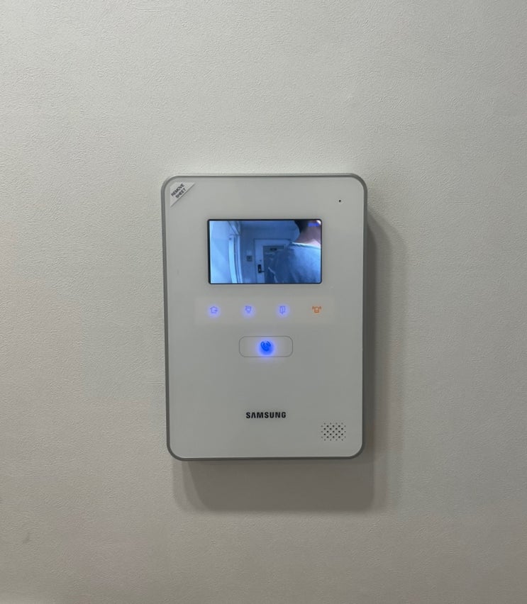 용산구 도원동 도원삼성래미안아파트 삼성 비디오폰 SHT-3625AMW 설치 후기