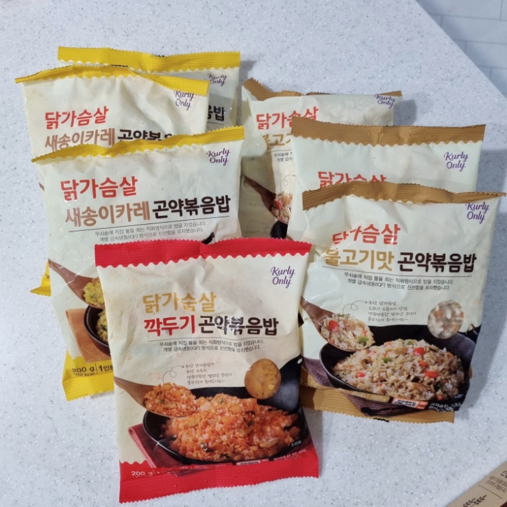 마켓컬리 장바구니:: 마켓컬리 닭가슴살 곤약볶음밥. 마켓컬리 장바구니:: 마켓컬리 닭가슴살 곤약볶음밥.
