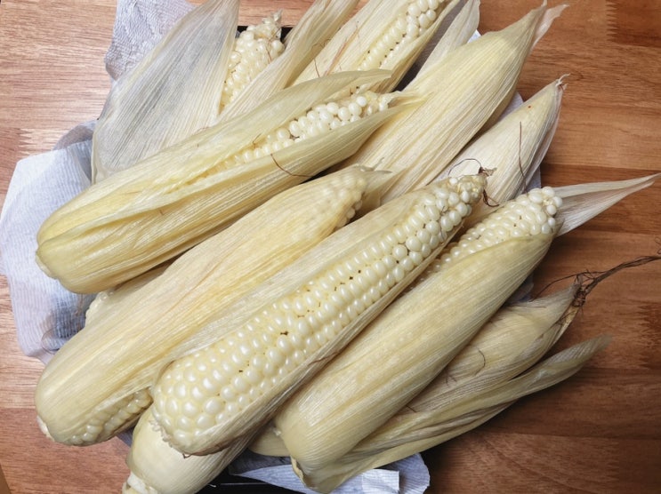  산지직송 농산물직거래로 받는 시골청년 미백찰옥수수