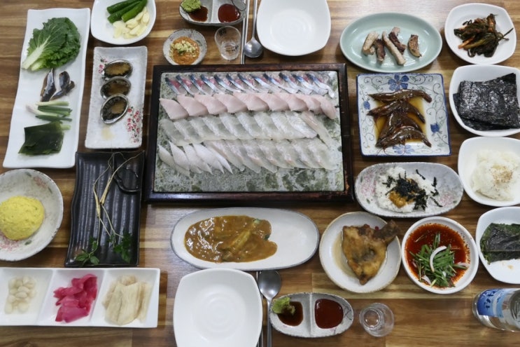  처음 경험한 제주시 고등어회